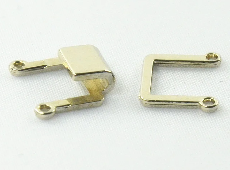 20pieces Craft Silver Metal Waist Extender Hooks & Eyes Clasps Button