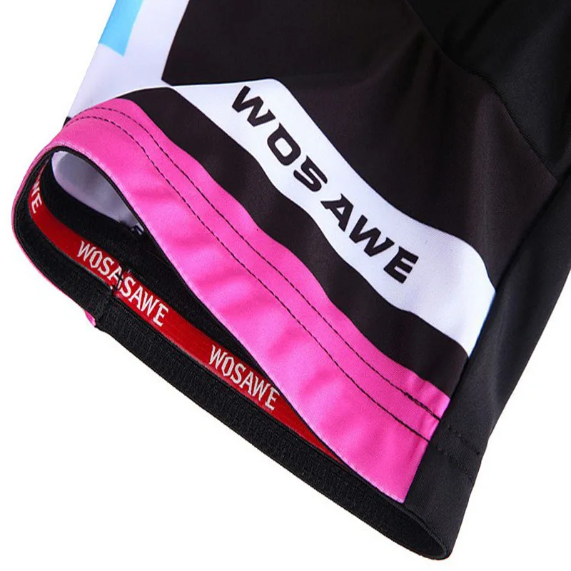 WOSAWE черные дышащие и быстросохнущие велосипедные шорты для женщин Mtb шорты с гелевой подкладкой полиэстер и спандекс горный велосипед шорты женские
