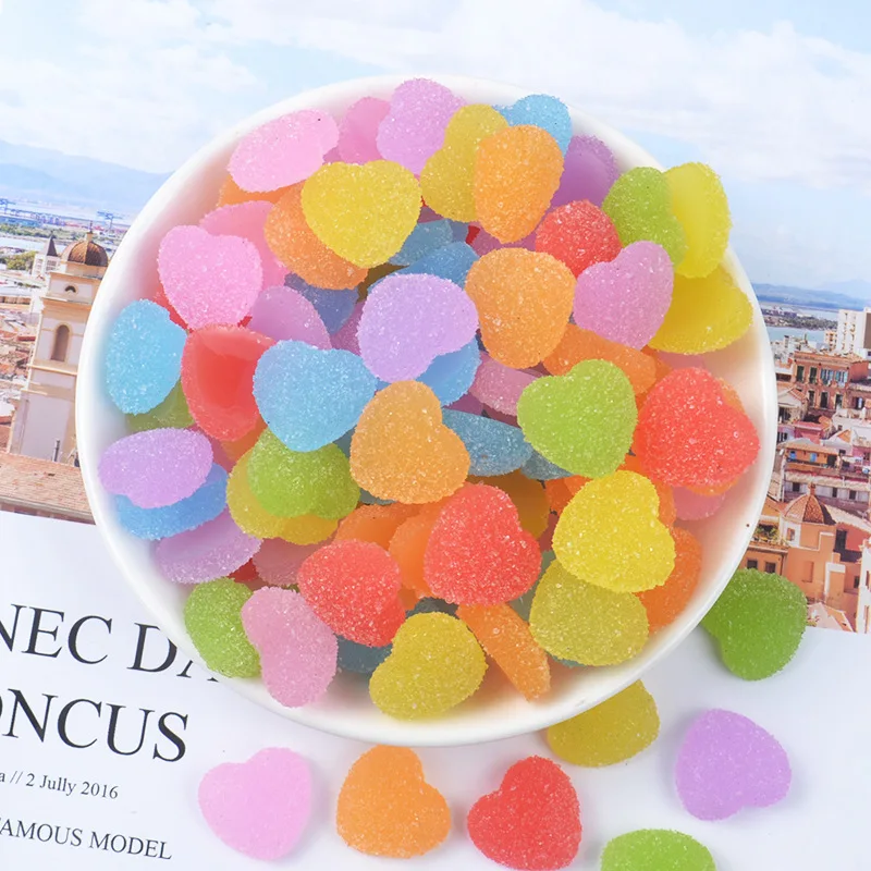 

10Pcs Simulation star Candy Filler for Clear/Fluffy Mud Box Popular Toys Kids Lizun Slime DIY Kit Accessories Modeling Clay