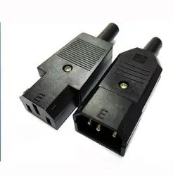 10A/250 В 3pin AC Power встык вилки и розетки 2 шт./лот