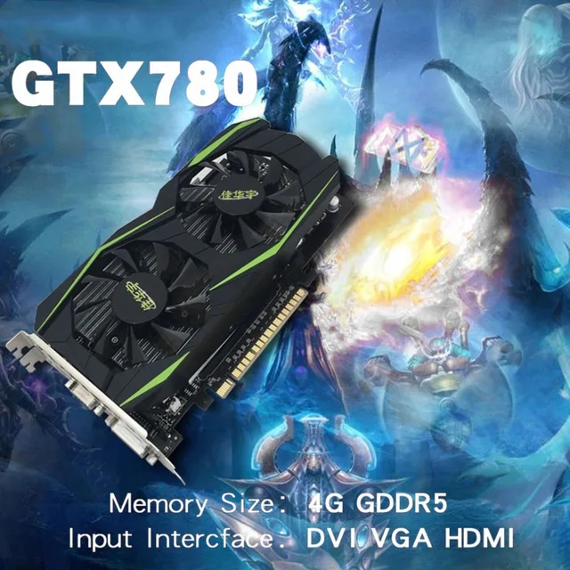 Best Price GTX780 4G DDR5 Gaming Graphics Card For Desktop Computer Durable Gaming Video Card Professional Computer Components