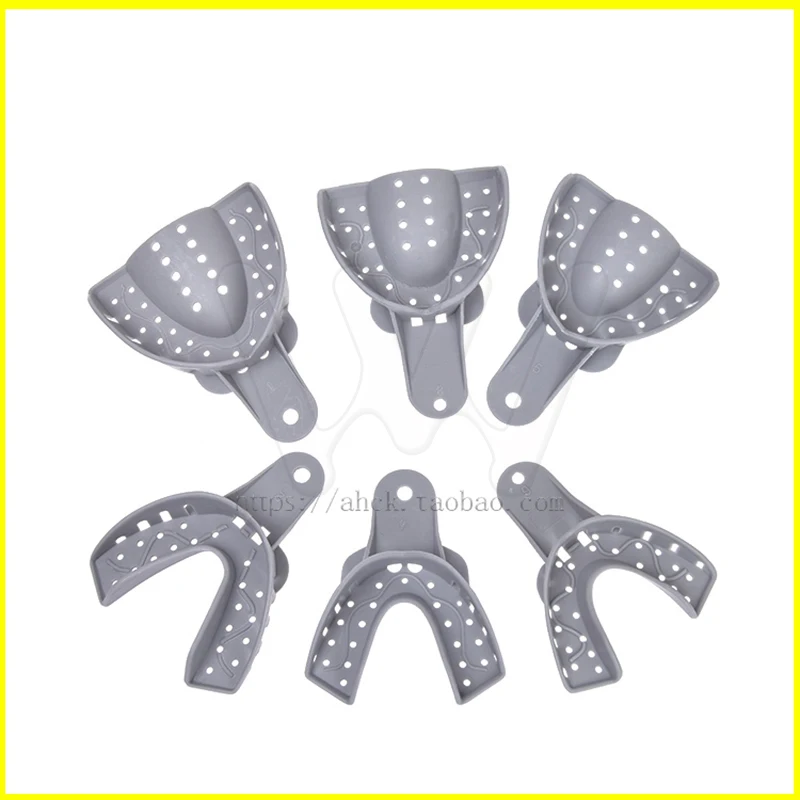Plastic Tooth Tray U Shape Teeth Holder Tools Set Dental Impression Trays (3)