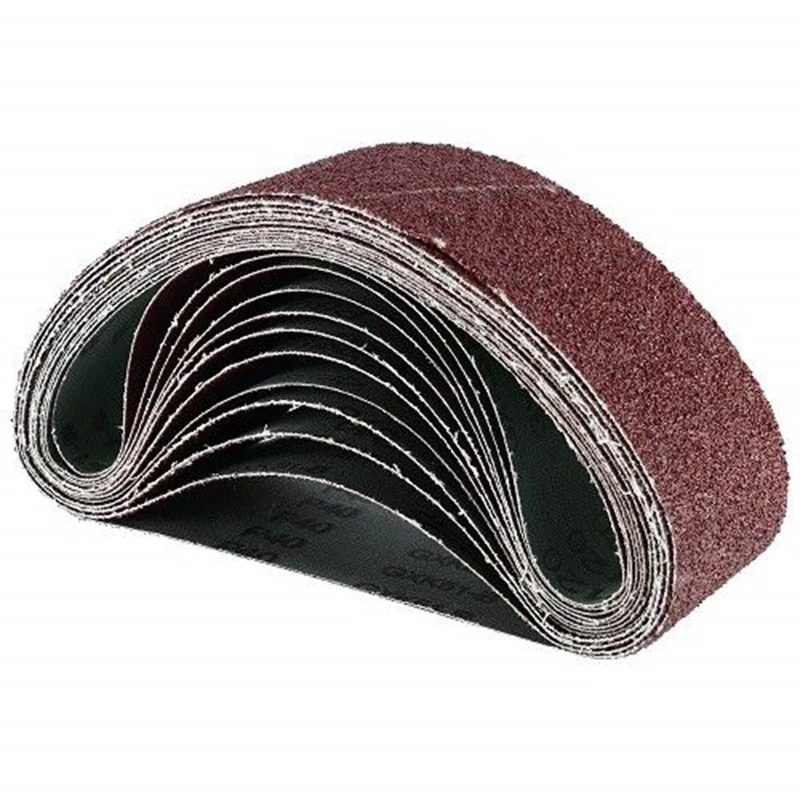 12pcs Abrasive Sanding Belts 120 Grit 533 X 75MM Aluminum Oxide Sander Abrasive