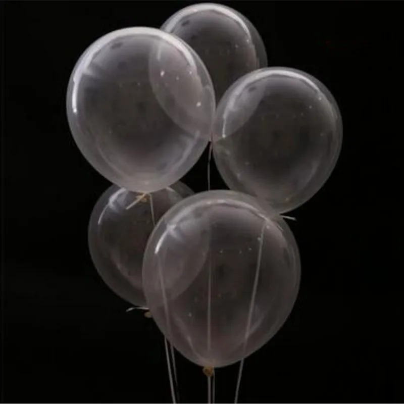

50 latex balloon 12 inch thick natural transparent ballons decorations wedding balloons birthday party supplies kids toys t