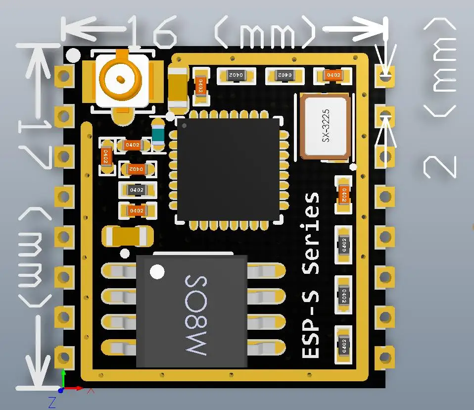 ESP-07 Updated ESP8266 serial WiFi model Authenticity Guaranteed 5pcs ESP-07S