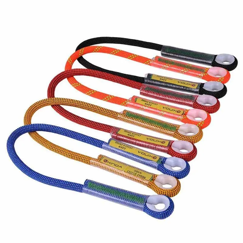 22 KN Rock Climbing Rope Outdoor Rappelling Safety Belt Downhill