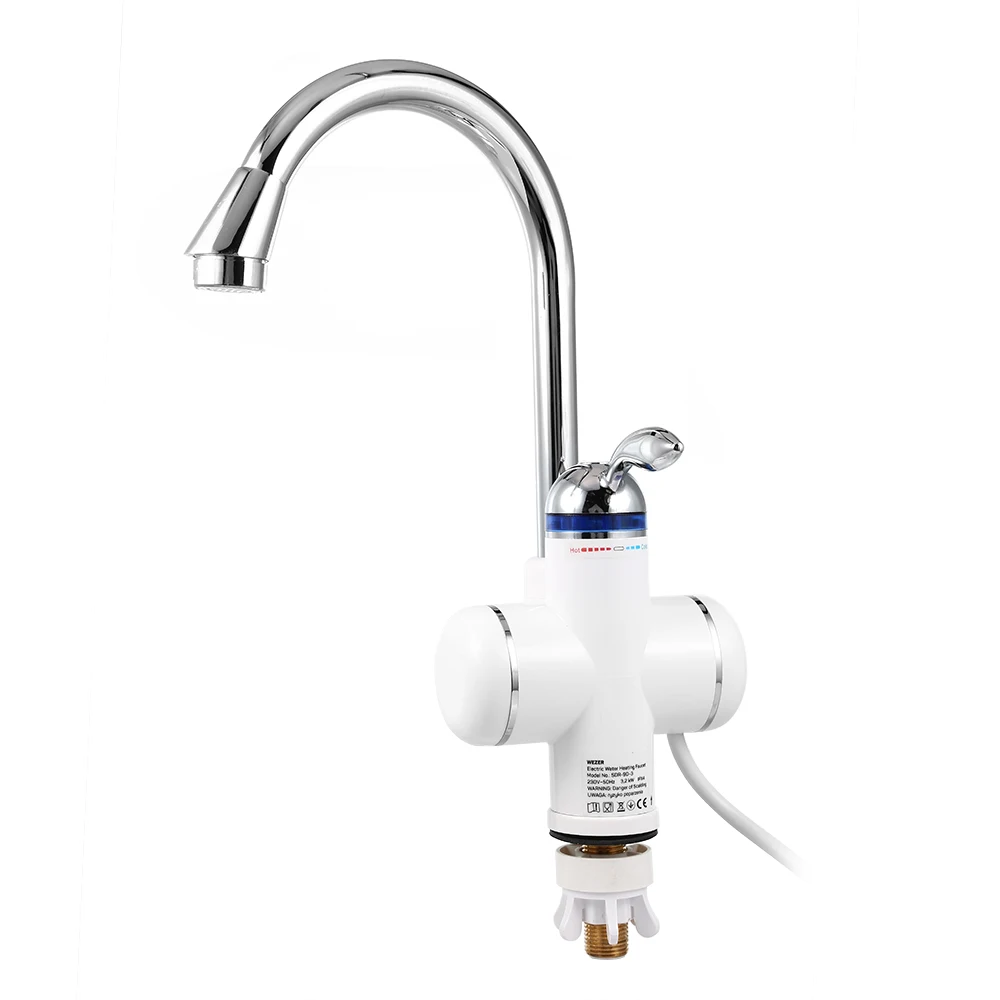 Cohotca SDR-9D-3000 Вт tankless Электрический водонагреватель кран с цифровой светодиодный Дисплей для Кухня Ванная комната