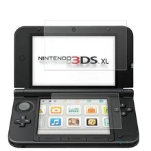 Vidro temperado para nintendo 3ds xl ll 3dsxl 3dsll 3 ds mais e menos protetor de tela película protetora para console