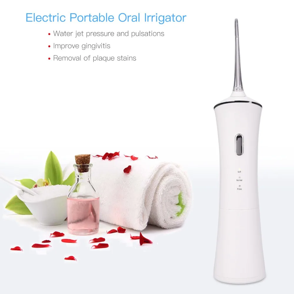 

Portable Electric Oral Irrigator Cordless Water Flosser 3 Modes Waterproof Teeth Cleaner Cleaning Tooth Oral Care dental Tool 45