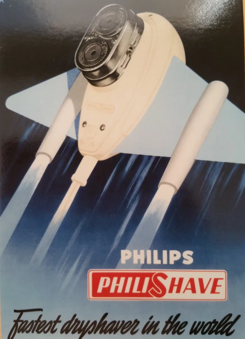 Philips Television Radio Vintage Advertising Art Print Poster Pub Bar Card 12x10 