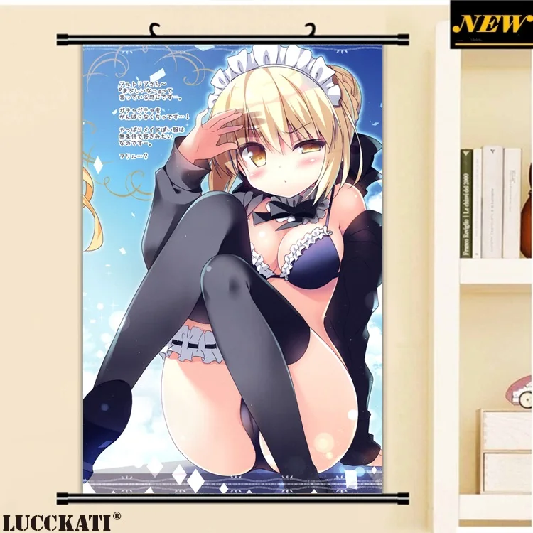9 bikini cameltoe cleavage fate_grand_order garter maid open_shirt saber saber_alter swimsuits tagme thighhighs_