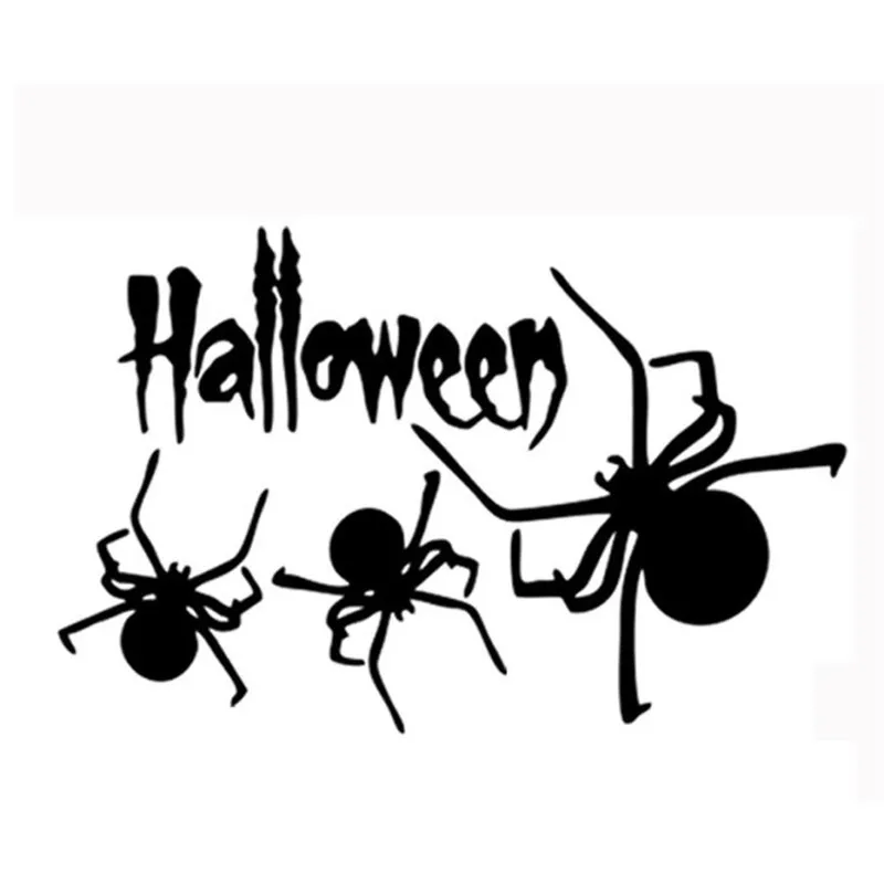 Stickers on the wall New Arrived Happy Halloween Wall Sticker Window Home Decoration Defor Bedroom Living Room Walls    X0814#3002
