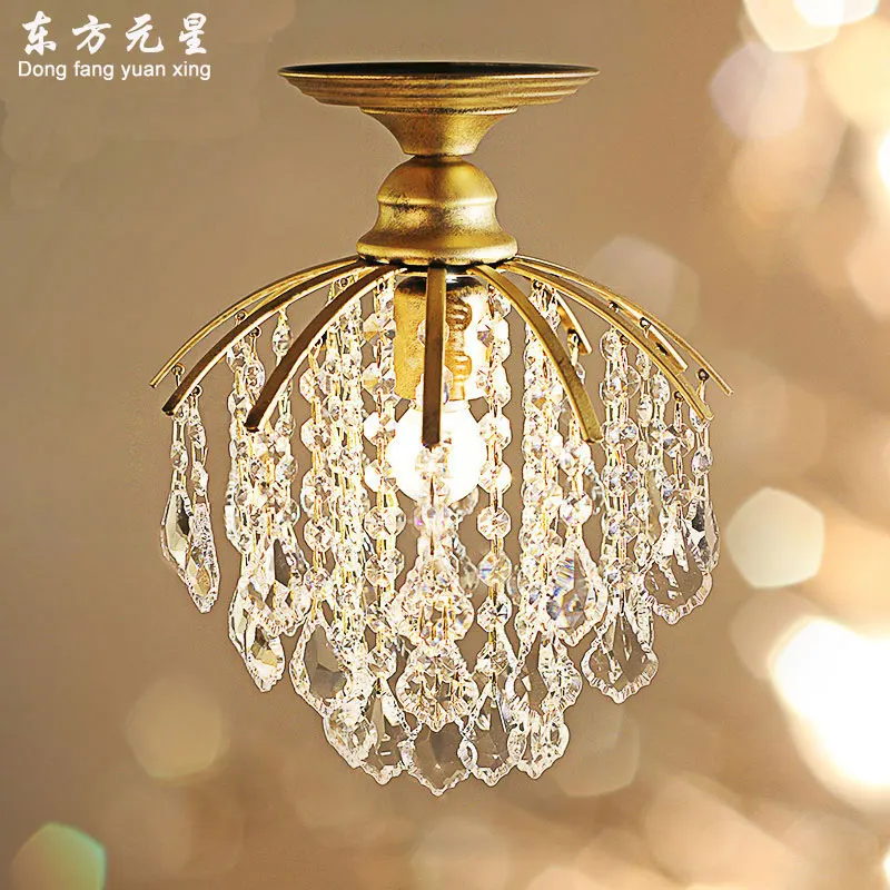 

crystal pendant lamp mini lighting for hallway and dining room coffee light