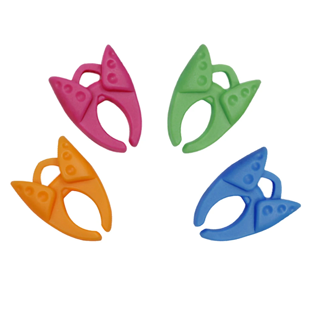 50pcs Bibbon Buddies Random Colors Bobbin Holders Clamps Thread Spool Huggers to Prevent Thread Tails