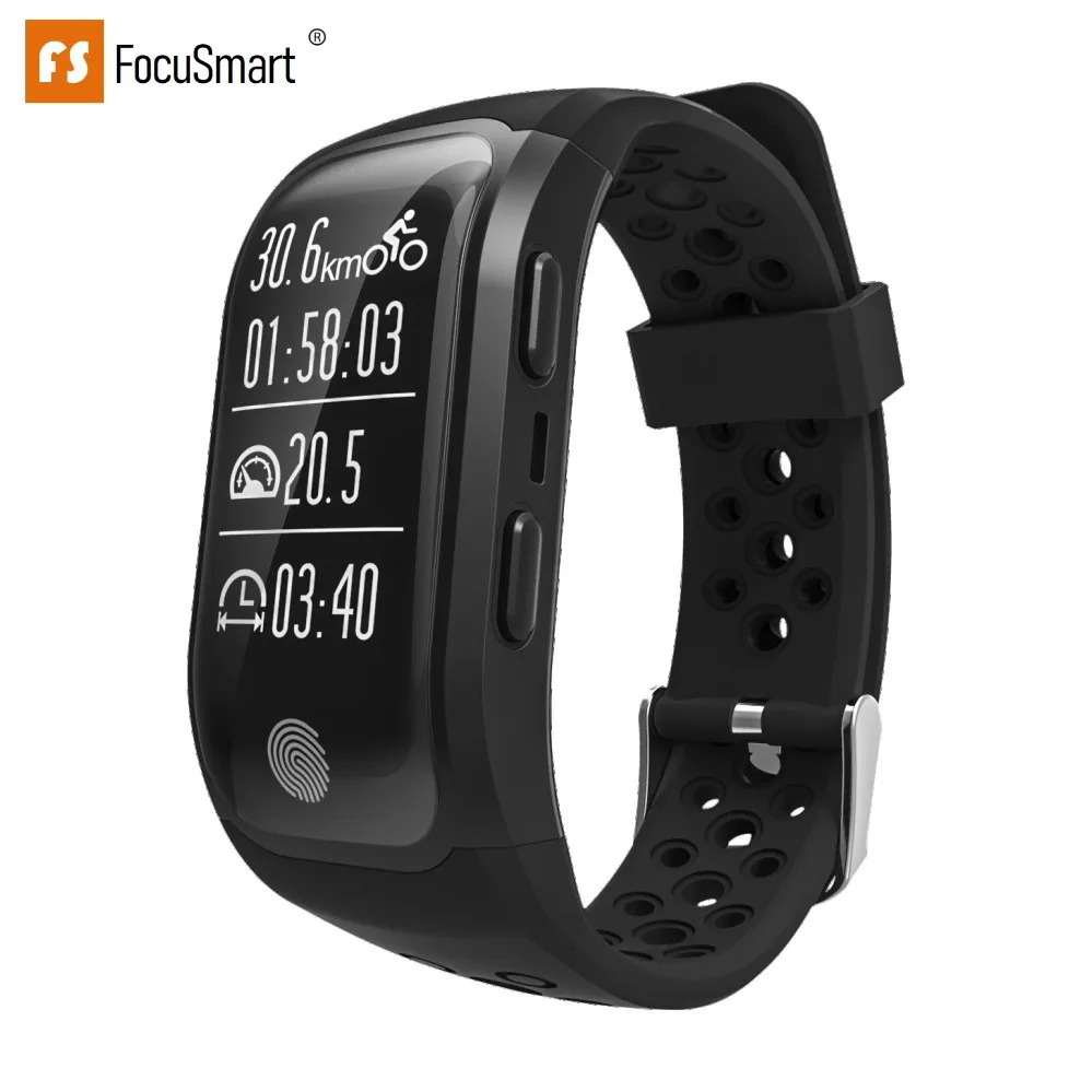 

Focus Smart S908 Bracelet GPS IP68 professional waterproof Color display screen Heart Rate Auto LAP Smart Band Sleep Monitor