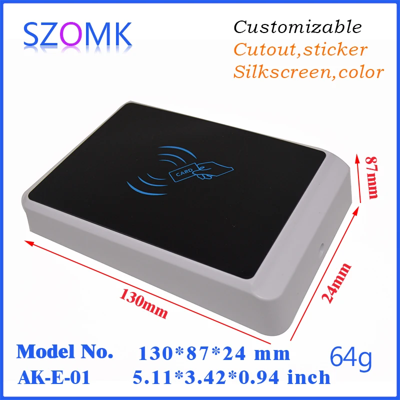 plastic electronics enclosure control box instrument enclosure project box RFID door access sensor box (2).jpg