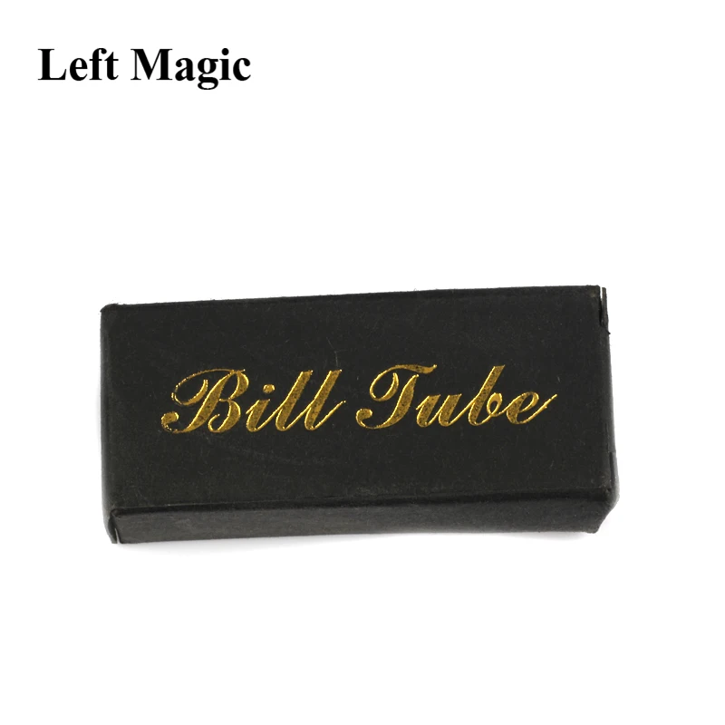 

" 1set Plastic Bill Tube Magic Tricks Close Up Magic Tricks For Magicians Bill Into Tube Stage Magic Accessories " C2099
