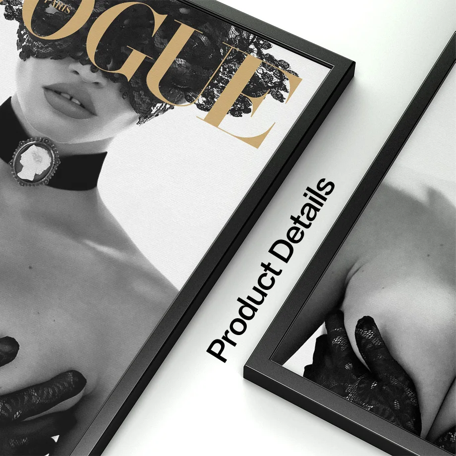 Vogue Сексуальная девушка на высоком каблуке книга настенная Картина холсте модные