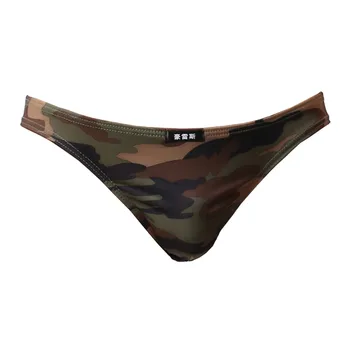 

Men's Underwear New Sexy Camouflage Print Low Waist Soft and Comfortable Breathable Briefs Fashion Casual Daily Bragas #Z