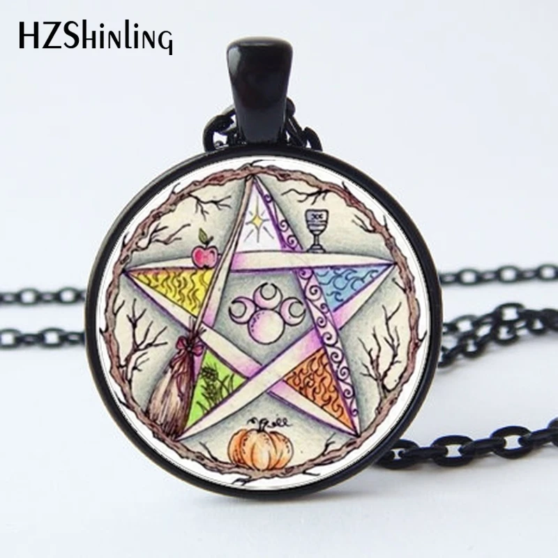 Женское ожерелье с подвеской в виде пятиконечной звезды|necklace pentagram|pentagram necklacenecklace
