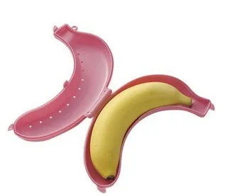 

Fruit Banana Case Food Protecter Box Holder Lunch Container Storage 1PC