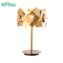 Современный светодиодный Настольный светильник из нержавеющей стали золотого цвета, Торшер для спальни, гостиной, бара, кафе, магазина одежды, отеля