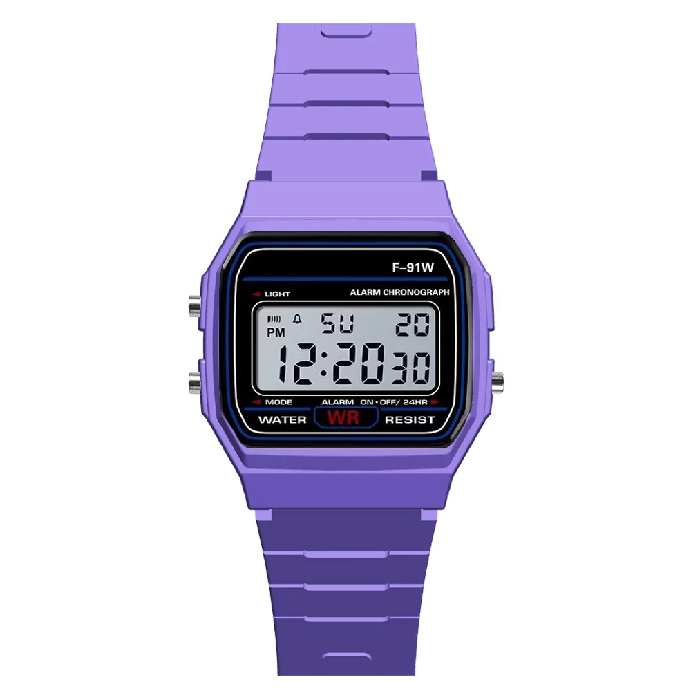 Purple Color Новинка, Мужские Аналоговые цифровые часы, часы для мужчин, армейские, военные, спортивные, светодиодный, водонепроницаемые наручные часы Hodinky Ceasuri Relogio Masculino - Цвет: Purple Color