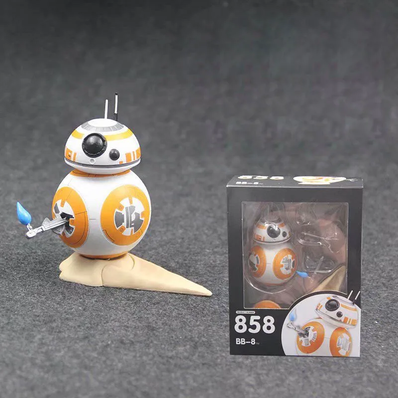 Star Wars BB-8 Mini Figure The Force Awakens 858# BB-8 PVC Action Figure Toy Brinquedos  (7)
