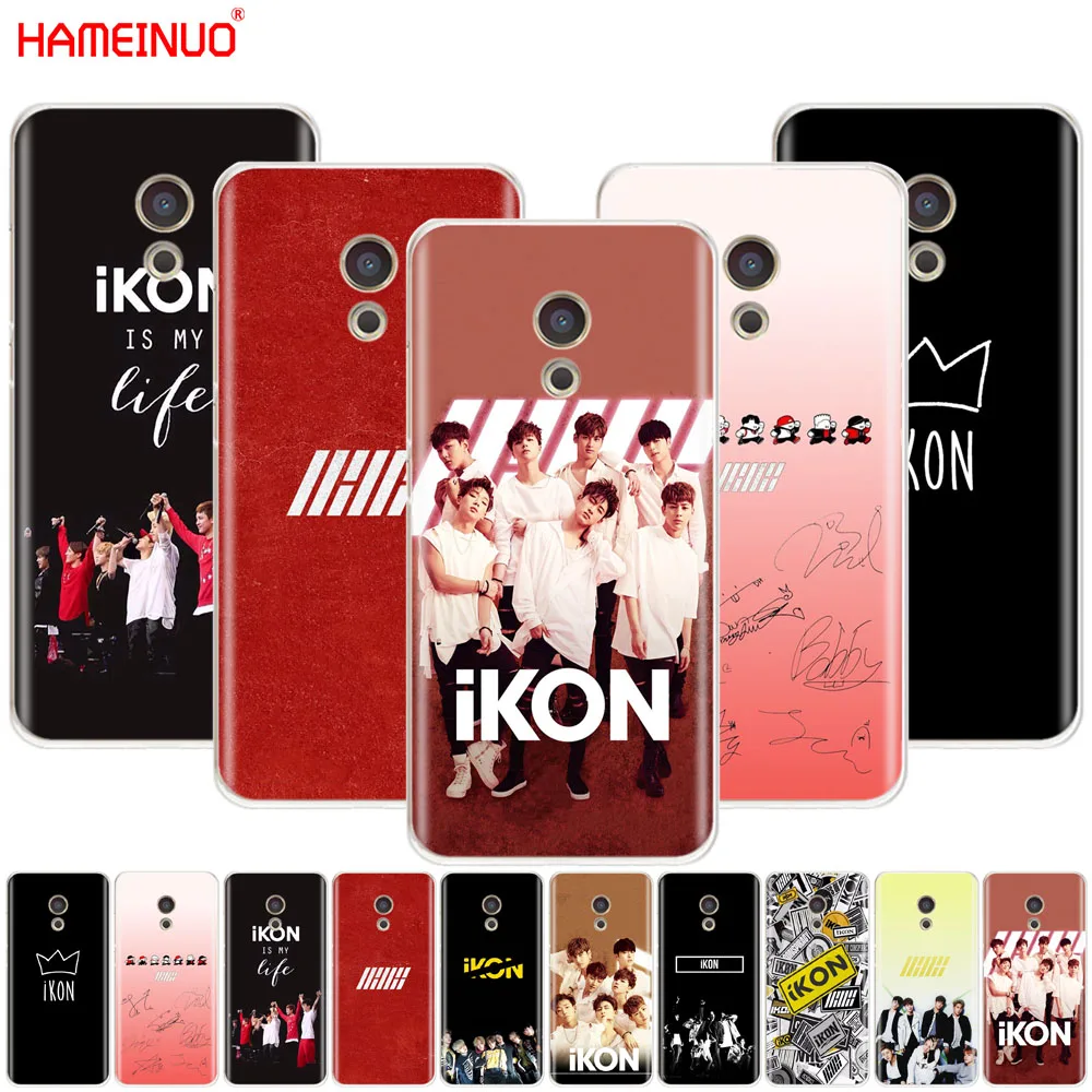 

HAMEINUO IKON Kpop Cover phone Case for Meizu M6 M5 M5S M2 M3 M3S MX4 MX5 MX6 PRO 6 5 U10 U20 note plus