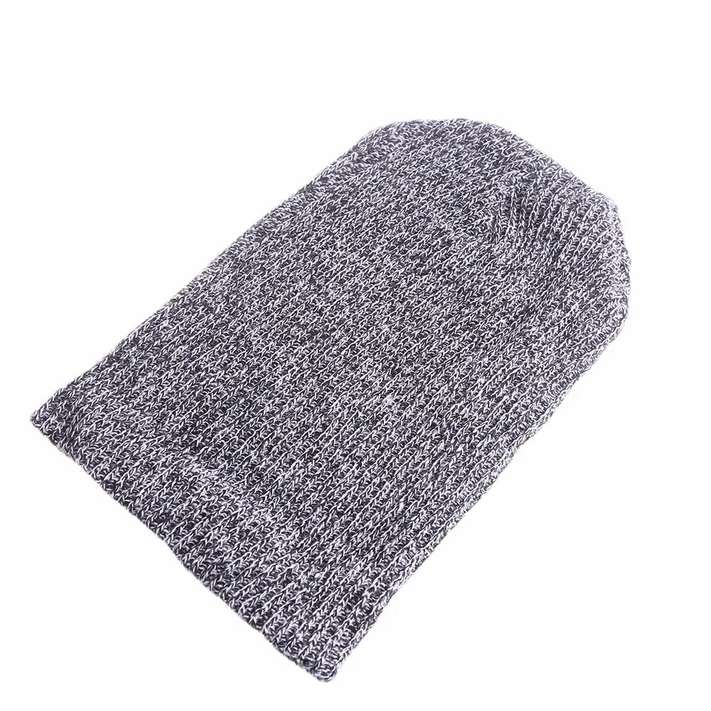 1 предмет, модные унисекс Для мужчин Для женщин вязать шапочки Зима теплую мешковатая шапка Chic Мешковатые Шапочка вязаная удлиненная шапка