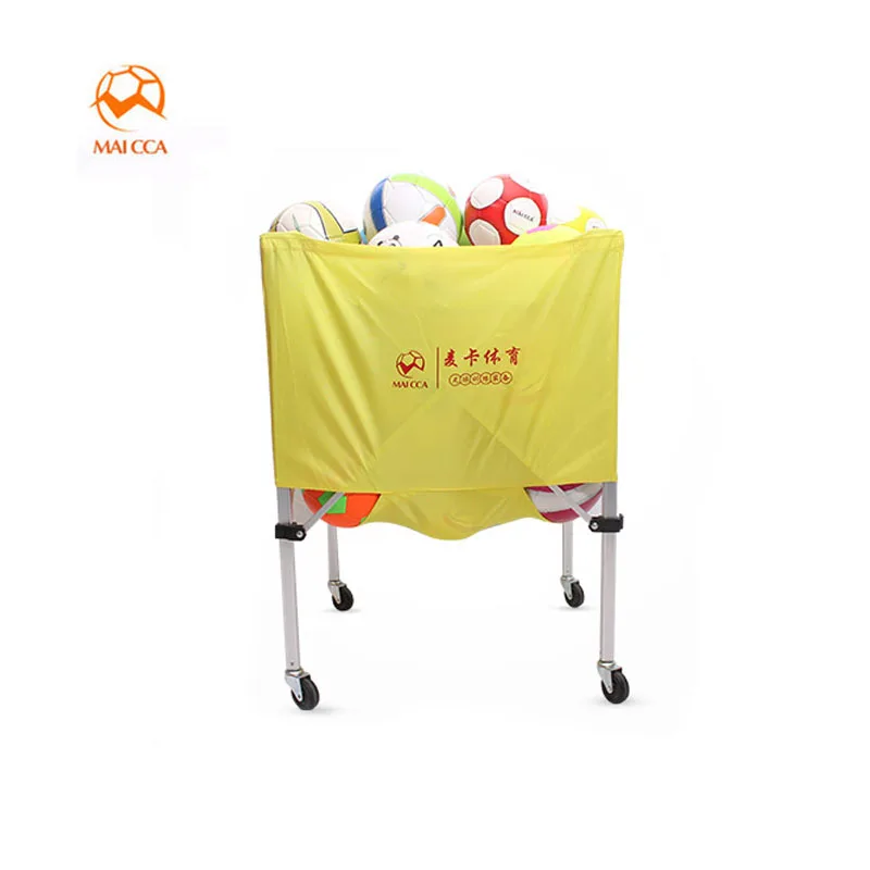 

MAICCA folding Soccer balls storage cart protable carriage for basketball volleyball rugby handball locker cabinet carry bag