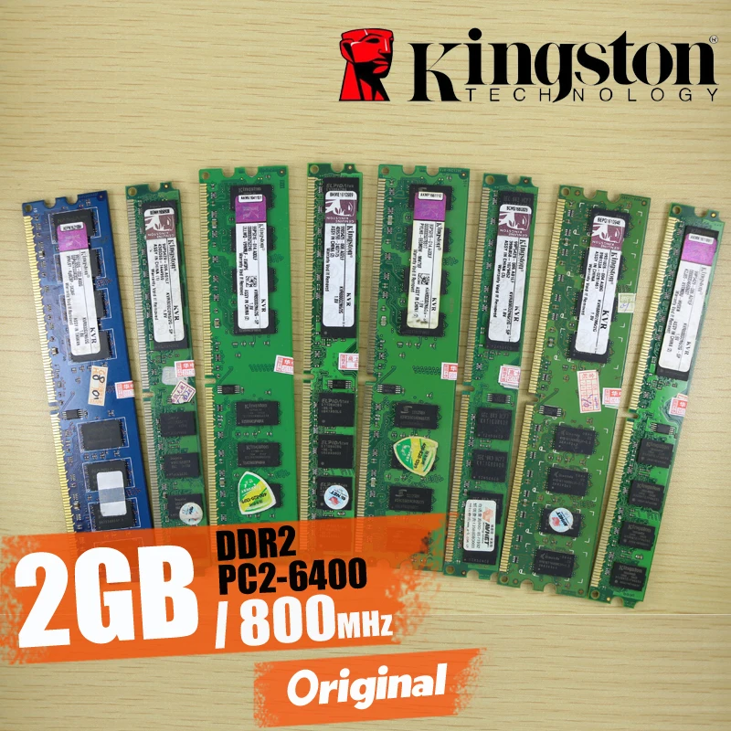 Kingston Desktop memory 2G B 2G 800 МГц PC2-6400 DDR2 ПК Оперативная ...