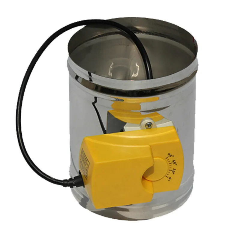 Ac220v 80400mm Stainless Steel Round Adjustable Air Volume Regulating
