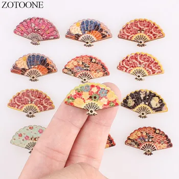 

ZOTOONE DIY Handmade Wood Buttons for Clothing Christmas Scrapbooking Accessories Sewing Wooden Button Snaps Scrabook 100 Pcs