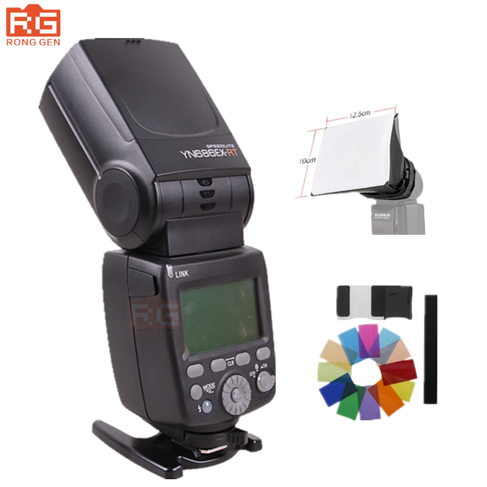 Вспышка YONGNUO для Canon Беспроводная вспышка с литиевым аккумулятором 1/8000s 2 4G ETTL HSS 5DIV
