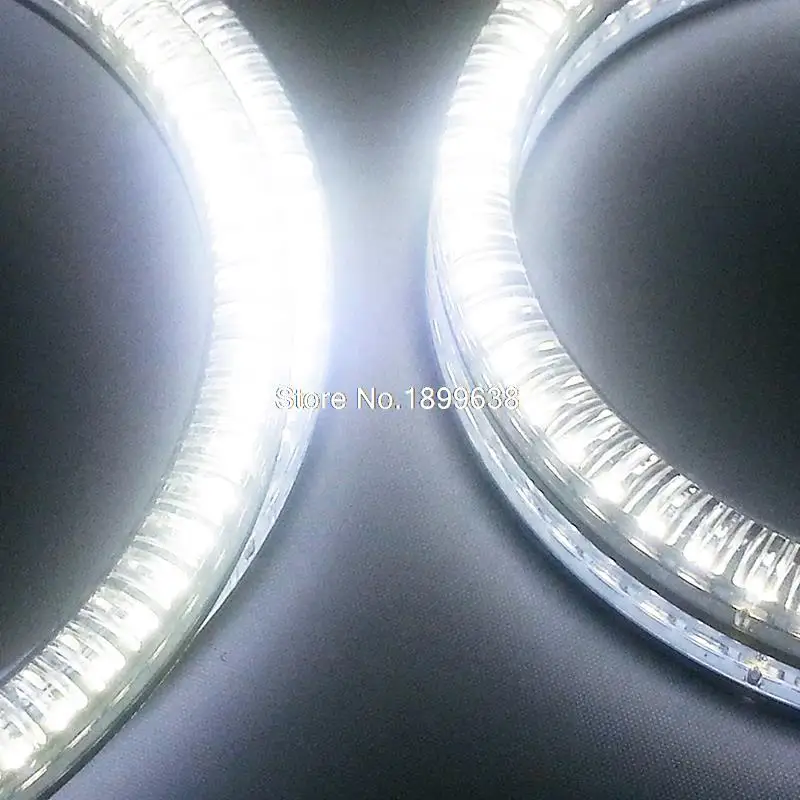 4 шт. супер яркие 7000K белые 3528 smd светодиодные ангельские глазки halo Кольца для