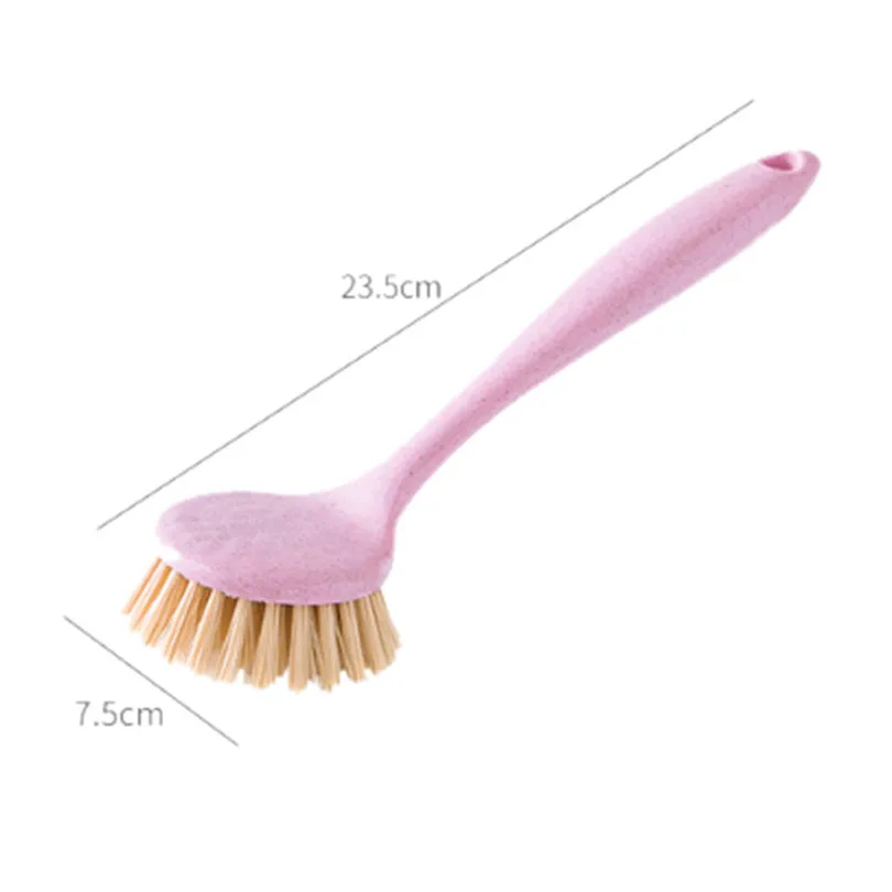 Stocked Eco-Friendly Cleaning Brush Kitchen Multifunction Kitchen Cleaning Brush Long Handle Dish Washing Brush  (3)
