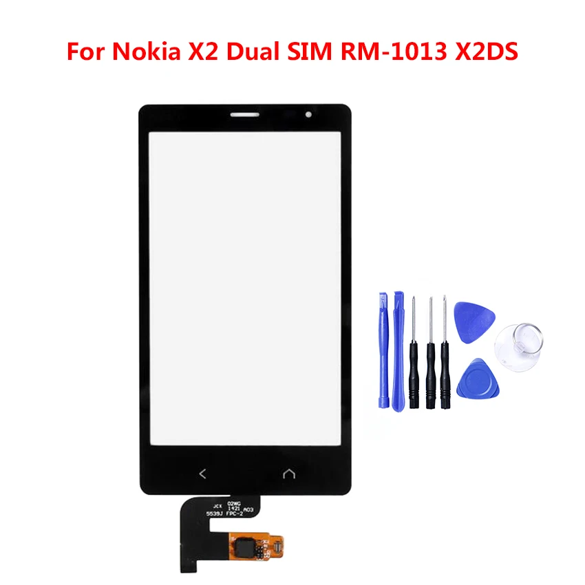 100% протестированный 4 3 &quotдля Nokia X2 Dual SIM RM 1013 X2DS сенсорный экран дигитайзер