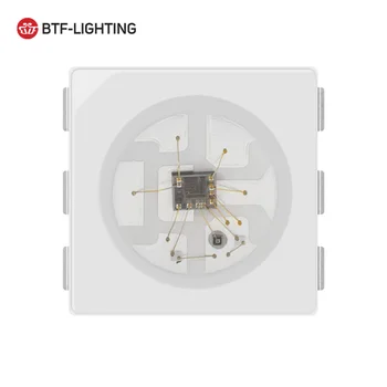 

10~1000pcs SK9822 (similar APA102) LEDs Chips IC SMD 5050 RGB For Strip Screen DC5V, with DATA and CLOCK seperately
