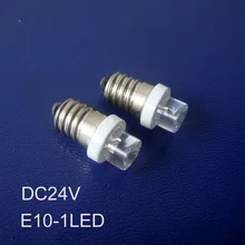 High quality 24V E10 led instrument lights,24V E10 led light,24v led E10 lamps,e14 LED indicating lamp free shipping 100pcs/lot