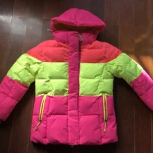 30 градусов Утепленная зимняя флисовая куртка спортивная одежда для катания на лыжах куртка Водонепроницаемый детей; Лыжная куртка; зимнее пальто для маленьких мальчиков Лыжный Спорт Сноубординг Костюмы