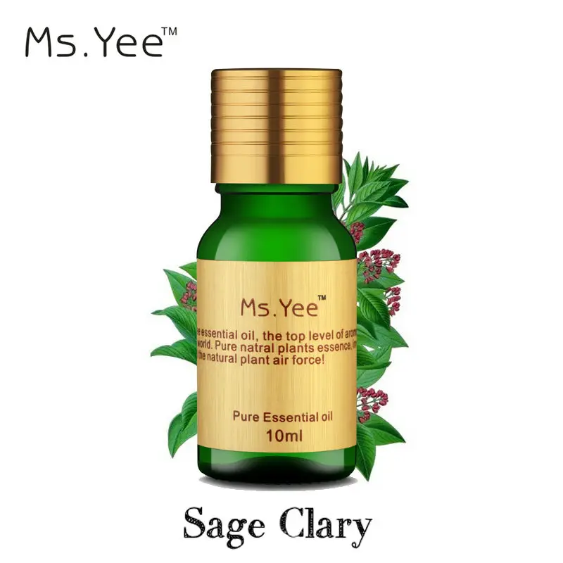 100 Pure Sage Clary Essential Oils Keep Calm Relax Tension Menopause