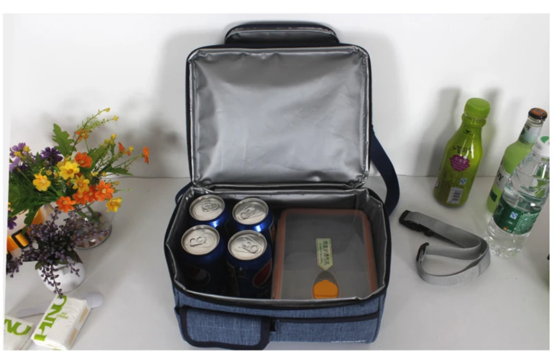 Portable Lunch Picnic Bag Beer Bags Drink Food Cooler Box Ourdoor Camping Equipment Women Men Kids Beach Fridge Thermal Basket (12)