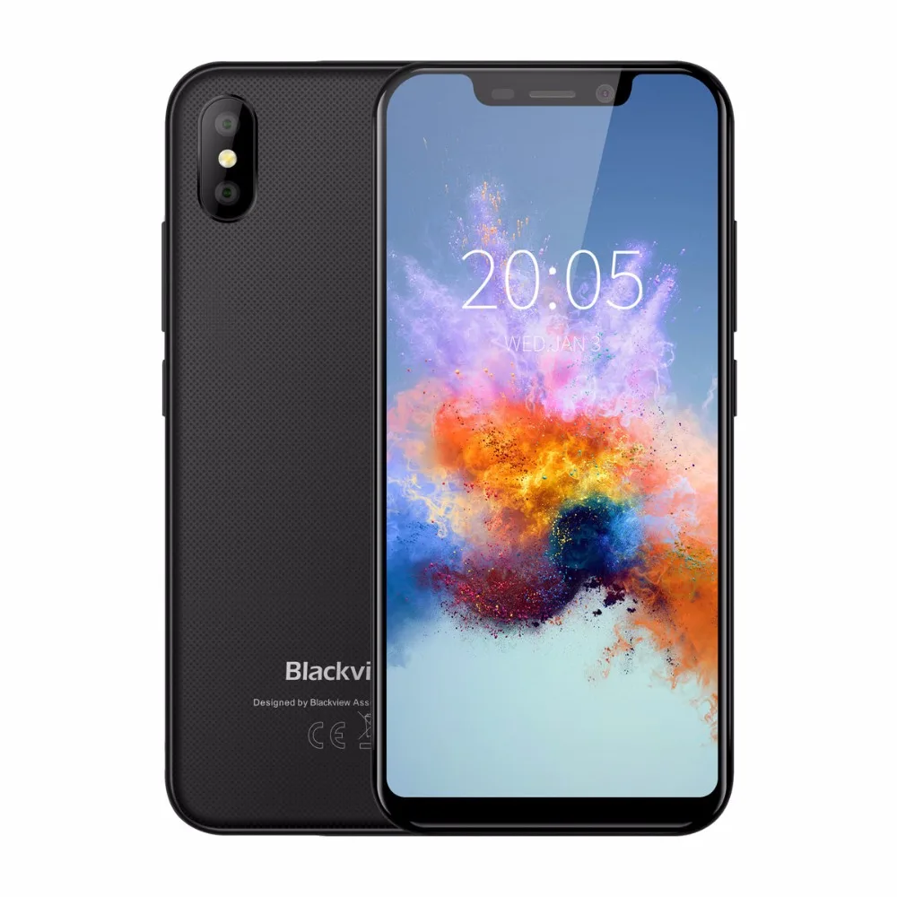 Blackview A30 смартфон 5 дюймов 19:9 QHD + полный Экран Android 8 1 MT6580A 4 ядра 2 ГБ 16 двойной сзади