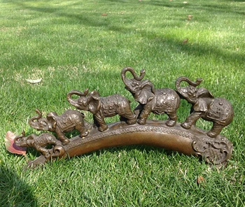 

Art Deco Sculpture Five Elephants Bronze Statue