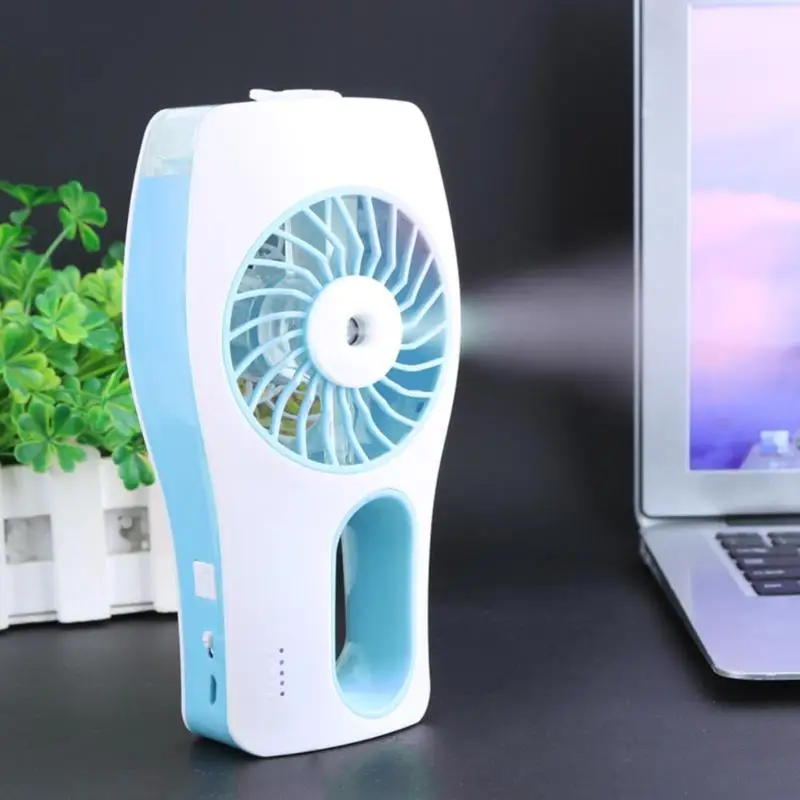 

Mini Misting Fan Built-in Rechargeable USB Fan Handheld Cooling Mist Humidifier for Home Office Portable Air Conditioner