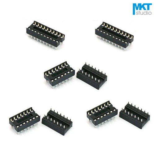 34 шт. 2 54 мм Шаг 2x7P 14P IC DIP14 гнездо держатель | Обустройство дома