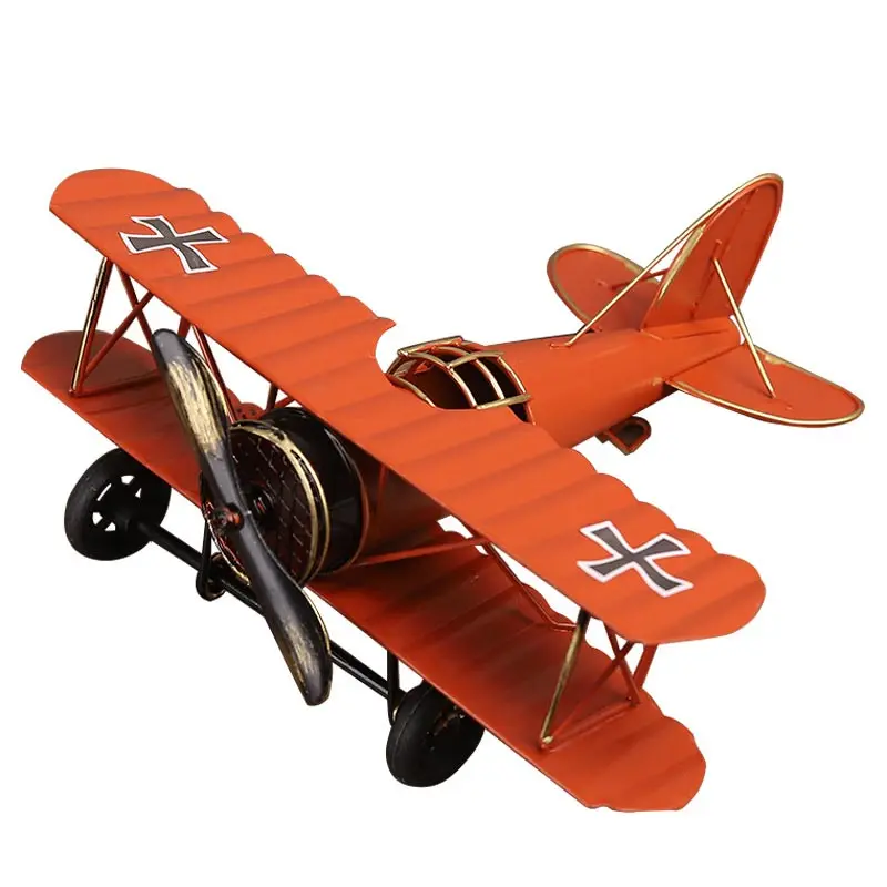 

6.9Inch Algam Aircraft Model Retro Home Decoration Creative Iron Handicraft Household Gift For Children
