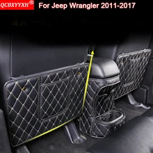 QCBXYYXH автомобильный Стайлинг Авто интерьерное сиденье протектор боковой край защита наклейки на планшет анти-защита спинки кресла для Jeep Wrangler 2011