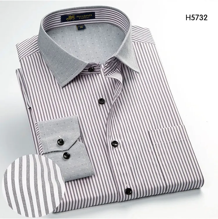 Unisplendor мужская повседневная клетчатая рубашка с длинным рукавом, деловая рубашка, мужская приталенная рубашка размера плюс S-4XL YN904